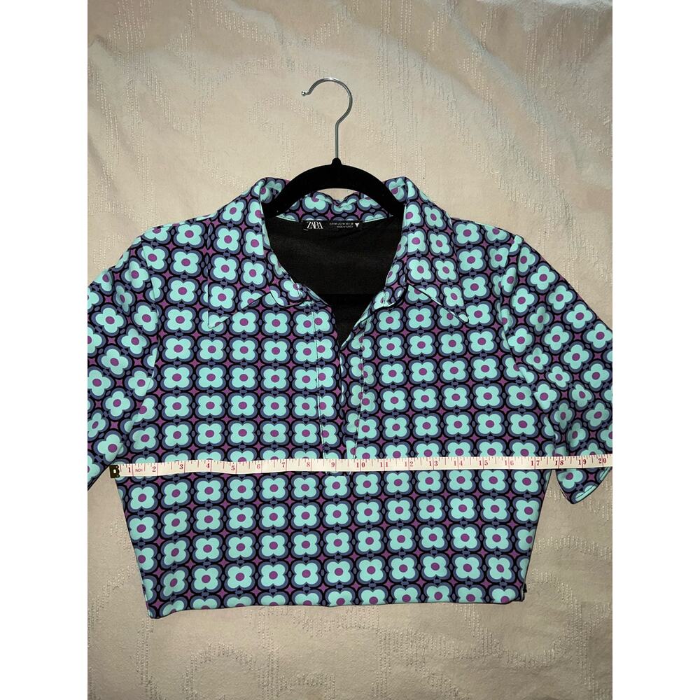 Zara Geometric Top